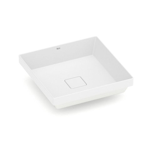 Cuba Sobrepor sem Mesa Terra T16 Branco/Blanco Matte Roca