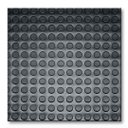 Ver imagem 1 de Piso Emborrachado Moeda Wet Floor - Kit 20 Placas (5m²) 0,50x0,50m - Preto