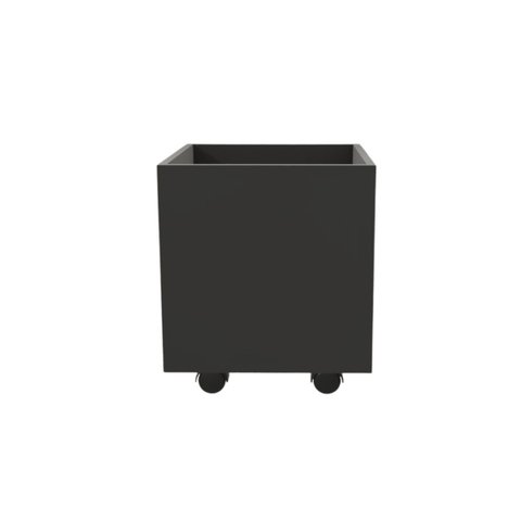 Baú Organizador de Brinquedos Mdf com Rodízios Plancasa:preto Tx