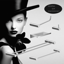 Ver imagem 3 de Kit de Acessórios para Banheiro Escovado 5 Peças 2190or Grego Metal