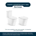 Ver imagem 6 de Assento Sanitário Poliéster Neo Branco para vaso Incepa 1.6gpf 6lpf