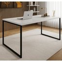 Ver imagem 1 de Mesa Industrial Branca 1,20m X 0,80m Estrutura de Metal Tampo Mdf