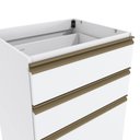 Ver imagem 6 de Balcão 3 Gavetas Kappesberg Celeste 100% Mdf Branco 60cm