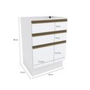 Ver imagem 4 de Balcão 3 Gavetas Kappesberg Celeste 100% Mdf Branco 60cm
