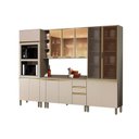 Ver imagem 1 de Cozinha Modulada Henn Connect 8 Peças (1 Armário + 2 Balcões + 2 Paneleiros + 3 Complementos)