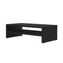 Ver imagem 3 de Aparador para monitor, apoio de mesa para monitor, prateleira mesa Cor:Preto