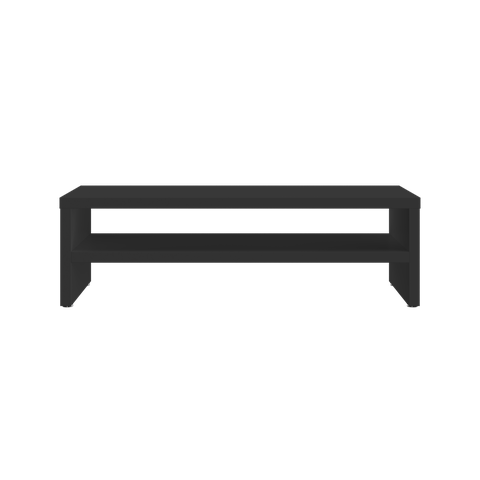 Aparador para monitor, apoio de mesa para monitor, prateleira mesa     Cor:Preto