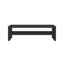Ver imagem 1 de Aparador para monitor, apoio de mesa para monitor, prateleira mesa Cor:Preto