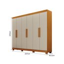 Ver imagem 2 de Guarda Roupa Casal c/ Pés 100% MDF Aspen - Arbo Design