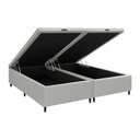 Ver imagem 1 de Base Cama Box Baú Queen para Colchão 158x188cm Multimóveis Cr35238 Cinza