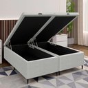 Ver imagem 2 de Base Cama Box Baú Queen para Colchão 158x188cm Multimóveis Cr35238 Cinza