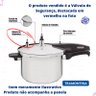 Kit Borracha e Válvula Segurança Original Panela Pressão Tramontina Allegra - 7