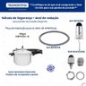 Kit Borracha e Válvula Segurança Original Panela Pressão Tramontina Allegra - 3