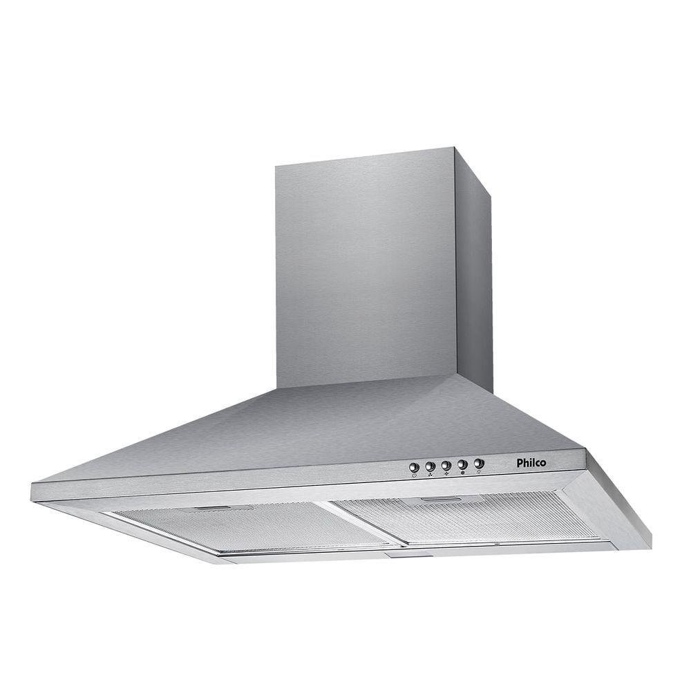 Coifa Pirâmide Philco Pco62i Inox Depurador E Exaustor 220v - 7