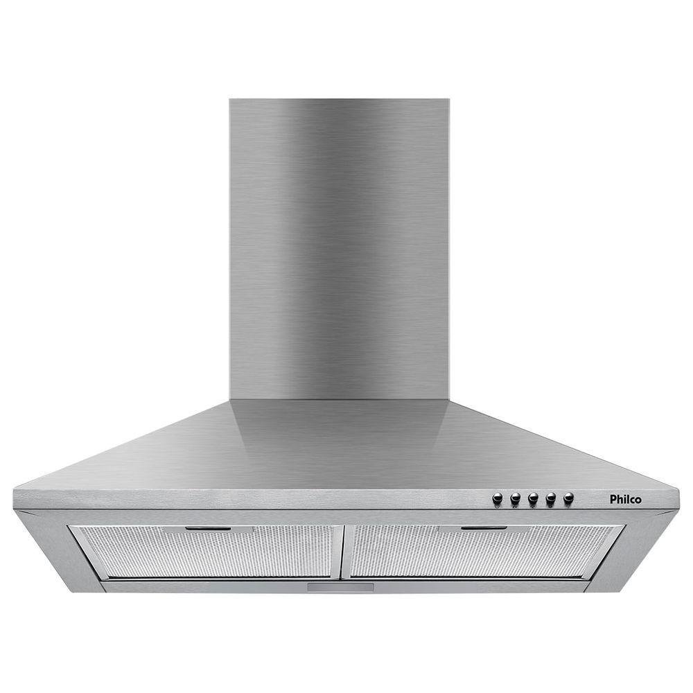 Coifa Pirâmide Philco Pco62i Inox Depurador E Exaustor 220v - 8