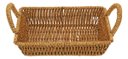 Ver imagem 1 de Cesto Organizador de Plástico Natural 4x19x19cm Multiuso Roupas Decoração Sala