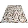 Tapete de Couro Marrom Malhado 2,00x3,00 com Bordas - 1