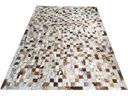 Ver imagem 1 de Tapete de Couro Marrom Malhado 2,00x3,00 com Bordas
