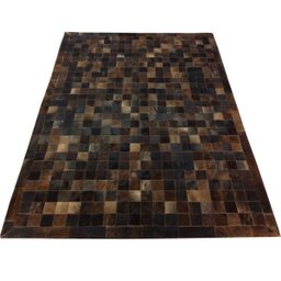 Tapete de Couro Marrom Exotico 2,00x3,00 com Bordas - 1