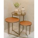 Ver imagem 3 de Mesa Lateral Meramack G Preto Fosco/fresno Negro Casa Cristallo