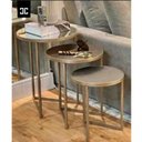 Ver imagem 2 de Mesa Lateral Meramack G Preto Fosco/fresno Negro Casa Cristallo