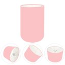Ver imagem 1 de Cúpula Abajur e Luminária Cilíndrica Vivare Cp-7003 Ø15x20cm - Bocal Nacional Rosa-bebê