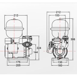 Pressurizador de Água Komeco Automático Tp 825 G3 Bivolt - 4