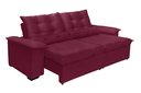 Ver imagem 2 de Sofá Retrátil e Reclinável Aspen 2.90m Super Pillow - Vermelho