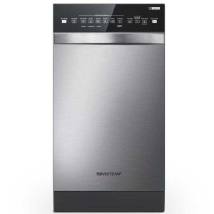 Lava-louça Brastemp Inox 10 Serviços Ciclo Pesado 127V BLF10BRANA