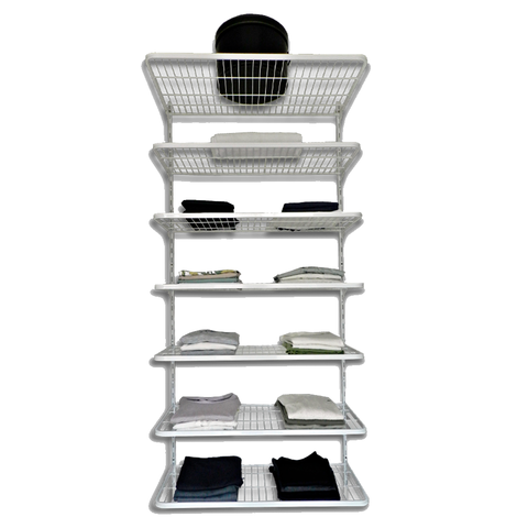 MÓDULO DE CLOSET C90D - PRATELEIRAS COM 40CM DE PROFUNDIDADE