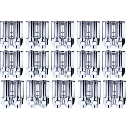 Dispenser Duplo Sabao Sabonete Kit 15 Uni Alcool Gel Shampoo Liquido Hotel Shopping