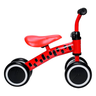 Andador Bebê Bicicleta de Equilíbrio Infantil sem Pedal 4 Rodas Zippy Toys Vermelho - 5