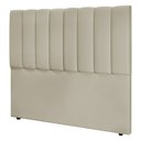 Ver imagem 1 de Cabeceira Cama Box Casal King Size Kharla 193cm Veludo Bege - Desk Design