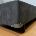 Ver imagem 3 de Base Box Solteiro com Cama Auxiliar Conjugada - Suede Cinza