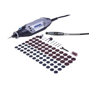 Microretifica 3000 Dremel com 82 Acessórios 90w 220v