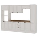 Ver imagem 3 de Cozinha Completa Modulada 310cm com Rodapé e Tampo 12 Peças Friz Genialflex