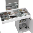 Ver imagem 4 de Escrivaninha Penteadeira Mobler Star Branco Fosco