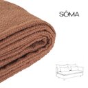 Ver imagem 2 de Capa Sofá Sôma 2 Lugares Braço Lateral CabeCasa MadeiraOriginals Madeiramadeira Bouclé Mocha Mousse Marrom
