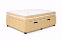 Ver imagem 2 de Kit Cama Box Baú Solteiro 88x188 cm + Colchão Molas Bonnel Solteiro 28 cm Bege Suede