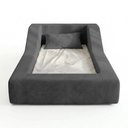 Ver imagem 6 de Cama Montessoriana Infantil Noah 100% Espuma com Colchão Bouclê Cinza Escuro - Abmaza