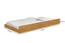 Ver imagem 6 de Conjunto de Cama Baú 90cm x 127cm Jade Marrom/Nature