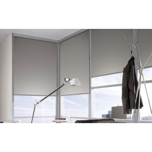 Cortina Persiana Rolô Blackout Cinza 1,70 M x 1,40 M