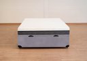 Ver imagem 3 de Cama Box Baú Casal Serenelife - Suede Cinza Escuro