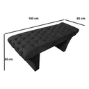 Ver imagem 3 de Maca Reta Estética Maquiagem Extensão Cílios Veludo Preto