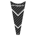 Ver imagem 1 de Adesivo Resinado Protetor de Tanque Moto Kawasaki Versys Carbono Teu Adesivo Carbono 1