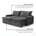 Ver imagem 6 de Sofá Cama Reclinável sem Caixa 260cm Sevilha