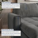 Ver imagem 5 de Sofá Cama Reclinável sem Caixa 260cm Sevilha