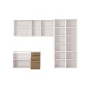 Ver imagem 3 de Lavanderia Modulada Kappesberg Celeste 5 Peças Branco/nogueira 280cm