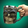 Caneca Inox Caveira Armadura Viking (Mod.2) - 7
