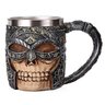 Caneca Inox Caveira Armadura Viking (Mod.2) - 1